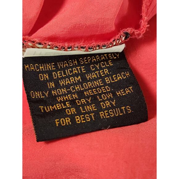 Vtg Eddie Bauer Windbreaker Size Small Pink Vented Full Zip Long Sleeve Outdoors - Picture 15 of 16